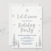 Uitnodigingskaart voor Kerstfeest Bedrijven Kaart (Voorkant)