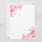 Uitnodigingskaart voor kleine prinses kaart (Achterkant)