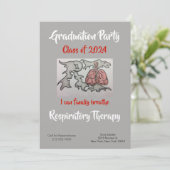 Uitnodigingskaart voor longfunctieanalist kaart (Staand voorkant)