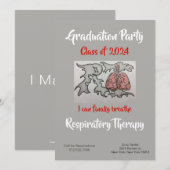 Uitnodigingskaart voor longfunctieanalist kaart (Voorkant / Achterkant)