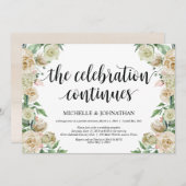 Uitnodigingskaart voor neutrale lente-ontsnappings kaart (Voorkant / Achterkant)