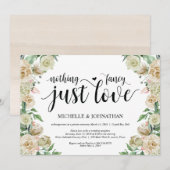 Uitnodigingskaart voor neutrale lente-ontsnappings kaart (Voorkant / Achterkant)