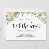 Uitnodigingskaart voor neutrale lente trouwerij re kaart (Voorkant)