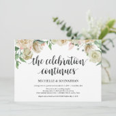 Uitnodigingskaart voor neutrale lente trouwerij re kaart (Staand voorkant)