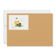 Uitnodigingskaart voor olijfolie