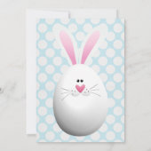 Uitnodigingskaart voor paaspartijen kaart (Achterkant)