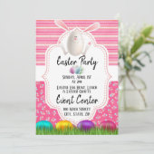 Uitnodigingskaart voor paaspartijen kaart (Staand voorkant)