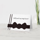 Uitnodigingskaart voor ringdrager trouwfeest met z (Voorkant)