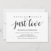 Uitnodigingskaart voor rustieke trouwerij ontvangs kaart (Voorkant)