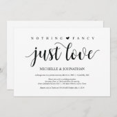 Uitnodigingskaart voor rustieke trouwerij ontvangs kaart (Voorkant / Achterkant)