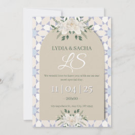 Uitnodigingskaart voor verloving kaart