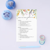 Uitnodigingskaart voor vrijgezellenfeest met telef flyer (Enkel)