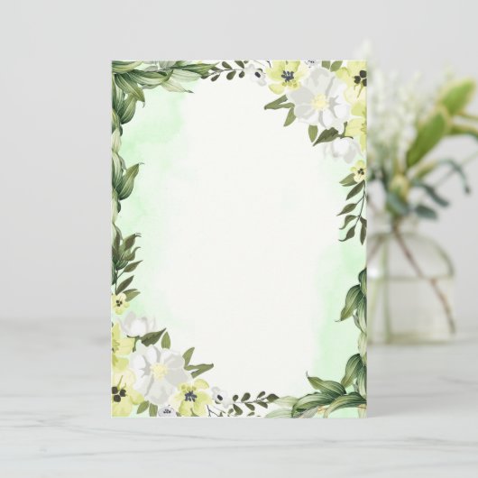 Uitnodigingskaarten Kaart (Staand voorkant)