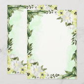 Uitnodigingskaarten Kaart (Voorkant / Achterkant)