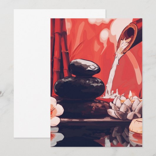 Uitnodigingskaarten / kaart (Voorkant / Achterkant)