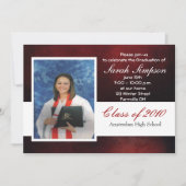 Uitnodigingskaarten voor afstuderen kaart (Voorkant)