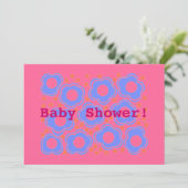 Uitnodigingskaarten voor baby showers kaart (Staand voorkant)