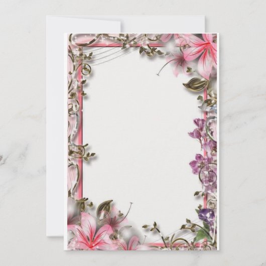 Uitnodigingskaarten voor de bruiloft kaart (Voorkant)