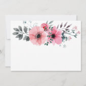 Uitnodigingskaarten voor de bruiloft kaart (Achterkant)