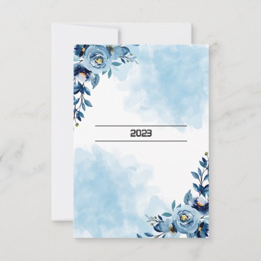 Uitnodigingskaarten voor de bruiloft RSVP kaartje (Achterkant)