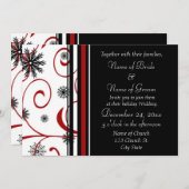 Uitnodigingskaarten voor vakantieweddenschappen kaart (Voorkant / Achterkant)