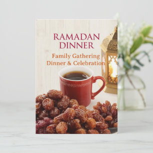 UITNODIGINGSKAARTJE VOOR DINER IN MIDDEN-OOSTENSE  KAART