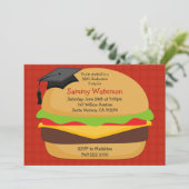 Uitnodigingsklasse BBQ Graduation Party van 2012 Kaart (Staand voorkant)