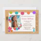 Uitnodigingsklasse Luau Afstuderen van 2013 Kaart (Voorkant)