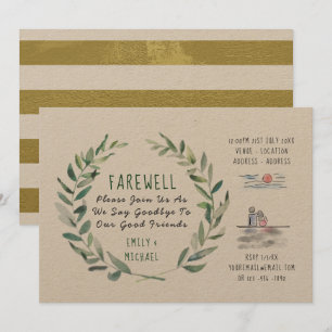 Uitnodigingskraft - Rustige kunst uit de feesten Kaart