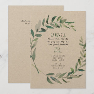 Uitnodigingskraft - Rustige kunst uit de feesten Kaart