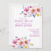 Uitnodigingslegant voor bruiloft kaart (Voorkant)