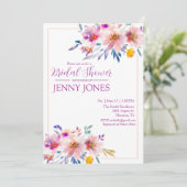 Uitnodigingslegant voor bruiloft kaart (Staand voorkant)