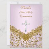 Uitnodigingsmeisjes eerste Heilige Communistische  Kaart (Voorkant)