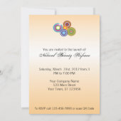 Uitnodigingsparfum Sjabloon Kaart (Achterkant)