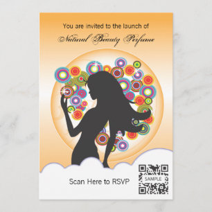 Uitnodigingsparfum Sjabloon Kaart
