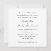 Uitnodigingsplein Silver Celtic Pattern Kaart (Achterkant)