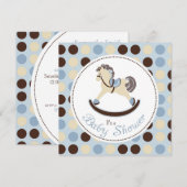 Uitnodigingsplein voor Rocking Horse Boy Kaart (Voorkant / Achterkant)