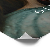 Uitnodigingsposter voor feest met foto poster (Hoek)