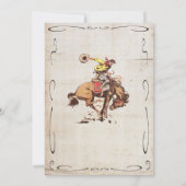 Uitnodigingsposter voor verjaardagsfeestje in Wild Kaart (Achterkant)