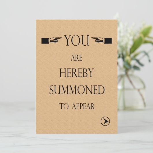 Uitnodigingssamenvattingen van de rechtenacademisc kaart (Staand voorkant)