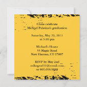 Uitnodigingsschool voor afgestudeerden 9 kaart (Achterkant)