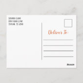 Uitnodigingstekst voor Thanksgiving Dinner Briefkaart (Achterkant)