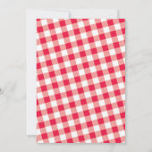 Uitnodigingstemplate voor jubileum picknick in de  kaart (Achterkant)