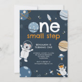 Uitnodigingsthema buitenruimte 1e verjaardag kaart (Voorkant)