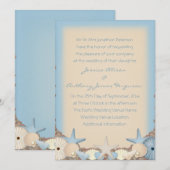 Uitnodigingstransplaat bestemming kaart (Voorkant / Achterkant)