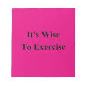 Uitoefening Notitieblok (Voorkant)