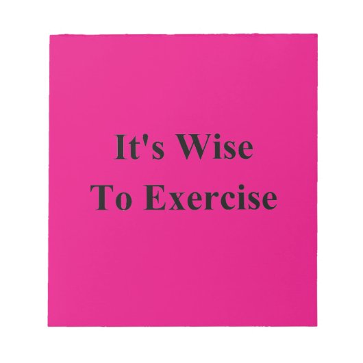 Uitoefening Notitieblok (Voorkant)