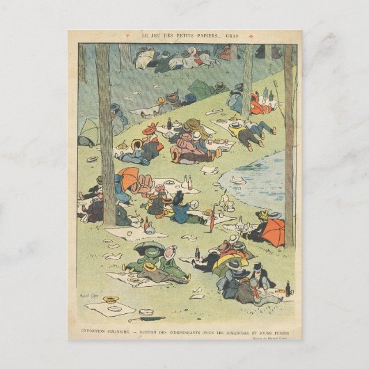 Uitoefening van de culinaire kunsten briefkaart (Voorkant)