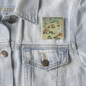 Uitoefening van de culinaire kunsten vierkante button 5,1 cm (In situ)