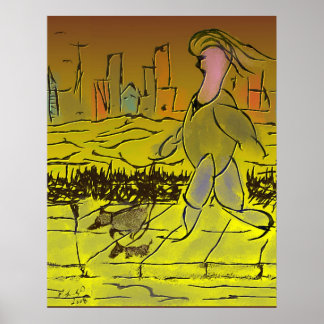 Uitoefening van de menselijke poster